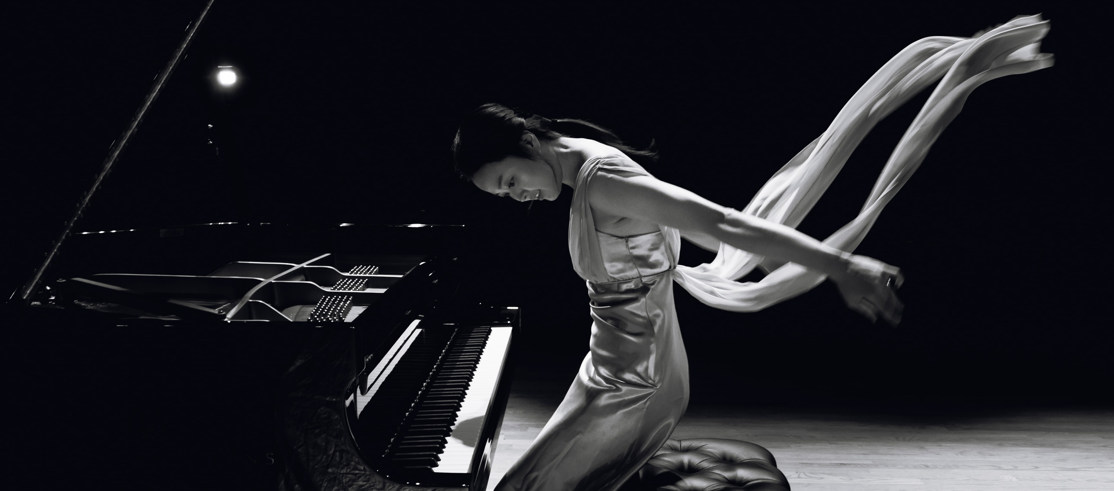 Jin Ah Kwon at the piano